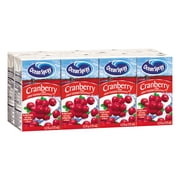 Ocean Spray Aseptic Juice Boxes, Cranberry, 4.2oz, 40/Carton