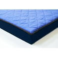 thumbnail image 3 of Bacati - Transportation Quilted Changing Pad Cover, Infant Boys, Blue, 3 of 10