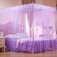 thumbnail image 4 of POINTERTECK Romantic Princess Lace Canopy Mosquito Net No Frame for Twin Full Queen King Bed, 4 of 7
