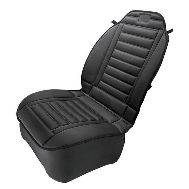 Black Comfy Car Seat Cushion with Straps