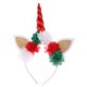 thumbnail image 2 of Bebé Cuerno Flor cabellero Banda Diadema de Cumpleaños Cosplay , rojo Yotijar Diadema de unicornio para niñas, 2 of 9
