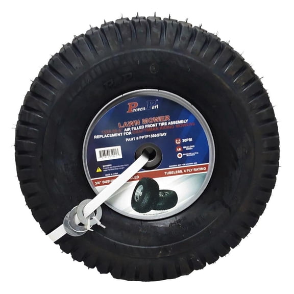 Front Tire and Rim 15x6-6 For Craftsman For MTD For Cub Cadet