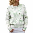 thumbnail image 5 of St Patricks Day Sweater Women Long Sleeve Irish Oversized Saint Patty Pullover Plus Size Sweater, 5 of 8
