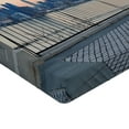 thumbnail image 2 of Ambesonne Scenery Fitted Sheet, Bench in New York City, Twin XL Size, Multicolor, 2 of 3