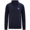 thumbnail image 2 of Men's Levelwear Navy Tampa Bay Lightning Chameleon Quarter-Zip Sweatshirt, 2 of 3