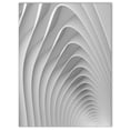 thumbnail image 2 of Fractal Bulgy White 3D Waves - Abstract Canvas Art Print, 2 of 3