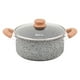 thumbnail image 1 of Cacerola Olla HUDSON 28cm Aluminio Forjado espesor 4mm Antiadherente Granito con Tapa cristal, 1 of 9