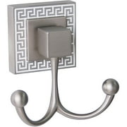Victory Double Towel Hook, Brushed Nicke
