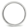 thumbnail image 3 of Solid 14k White Gold 8mm Men's Bevel Edge Comfort Fit Wedding Band Ring Size 14, 3 of 6
