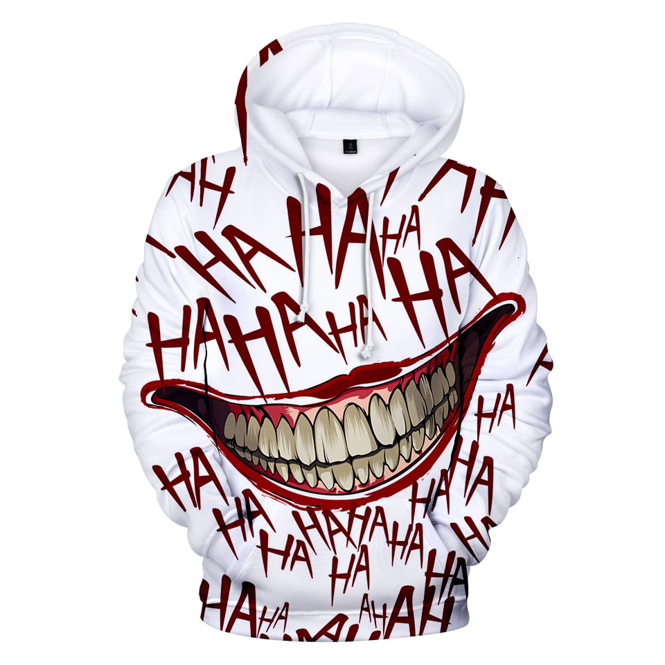 Anime Joker Hoodie Pullover Sweatshirts Anime Luffy Hoodies for Kids and  Adults 