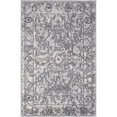 thumbnail image 1 of Unique Loom La Jolla Abstract Border Rug 2' 2 x 3' Rectangle Gray/Silver, 1 of 1