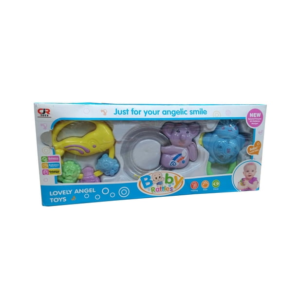 Set de Sonajas AEIOU Baby Rattles Bodega Aurrera en línea