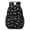 Dinosaur and Skull, variant on Dinosaur and Skull Black Pattern 17" School Backpacks for Teens,Waterproof Oxford Fabric,S-Shape Padded Straps for School,Travel,Hiking,Camping