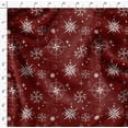 thumbnail image 4 of Soimoi Tissu Popeline Coton Rouge Direction Boussole Tissu Nautique Imprimés au Mètre 42 Pouces de Large, 4 of 5