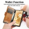 thumbnail image 2 of Case for Google Pixel 6 5G Cover Leather Wallet Folio Case Book Design Flip Magnetic Closure - Yellow, 2 of 5