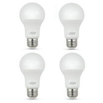 FEIT ELECTRIC A450/850/10KLED/4 4-Pack 40W Equivalent 5.5 Watt Non-Dimmable A19 LED Light Bulbs, 4.4" H x 2.35" D, 5000K Daylight, 4 Piece