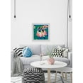 thumbnail image 4 of The Floating Flamingo Framed Painting Print, 4 of 6