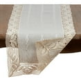 thumbnail image 3 of Saro Lifestyle Poly Blend Table Runner with Embroidered Lace Design, 3 of 4