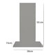 thumbnail image 5 of Repisa De Pared Decorativa Flotante Diseño Caffe Bar 50 Cm Negro, 5 of 5
