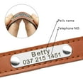 thumbnail image 5 of Didog Personalized PU Leather Small Dog Collar Free Engraving Cat Pet Puppy ID Name Number, 5 of 7