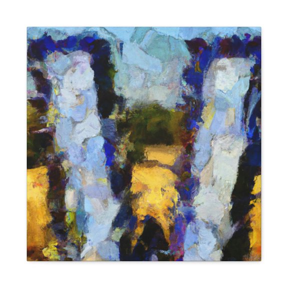 Windswept Lake Reflection - Canvas