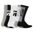 thumbnail image 2 of Nike Youth Everyday Cushioned Crew Socks – 6 Pack, Medium, Black/White/Grey, 2 of 3