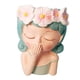 thumbnail image 2 of Jardinera, Jardineras con Cara de Niña, Maceta Bonsai, Decoración de Mesa, Decoración del Hogar, Estilo B, 2 of 9