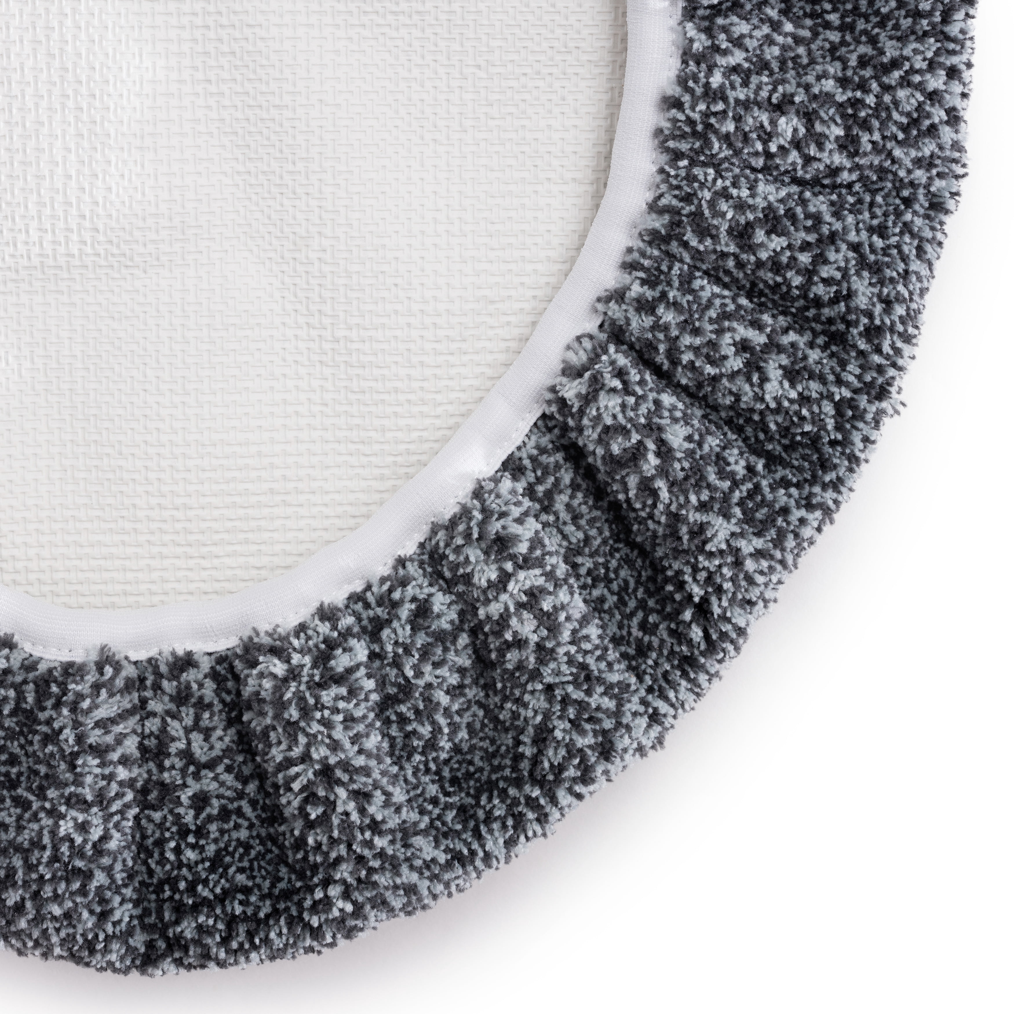 Better Homes & Gardens Ultra Soft Polyester Toilet Lid Cover, Grey Shadow Heather