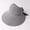 Grey, variant on Under 5$ Hot Sales Summer Sales Summer Beach Top Able Open Hat Wide Visor Roll Fold Sun Up Cap Women Baseball Caps Pink One Size