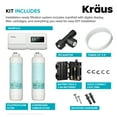 thumbnail image 4 of KRAUS Purita 2-Stage Under Sink Water Filtration System with Digital Display Monitor, 4 of 7