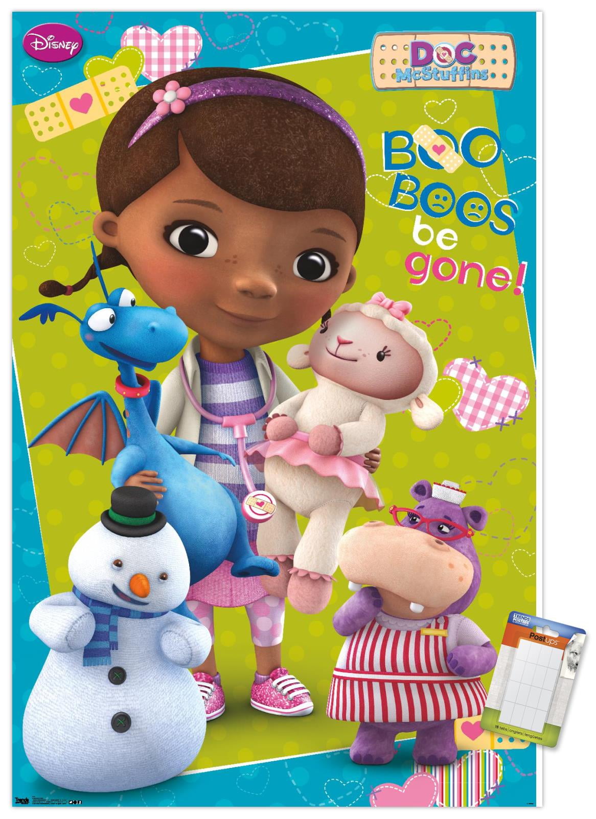 Disney Doc McStuffins Boo Boos be Gone Wall Poster, 14.725" x 22.375