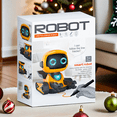 thumbnail image 4 of Smart Remote Control Robot, Funtogether Toys Explorer Bot with Line Following Mode, Lights & Sounds - Orange, 4 of 8