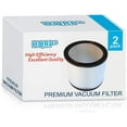 HQRP Cartridge Filter 2Pack for ShopVac SL16575A SS11450 SS12300A SS14350A SS14550A SS14