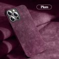 thumbnail image 1 of Funda personalizada de piel de cordero con letras para iPhone, funda a prueba de golpes para iPhone 13, 12, 11 Pro Max, 13 14 Pro Max, 11, 1 of 4