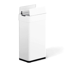 TLSUNNY 21.1 Gal Butterfly Lid Sensor Trash Can, Stainless Steel Automatic Bin for Kitchen/Bathroom