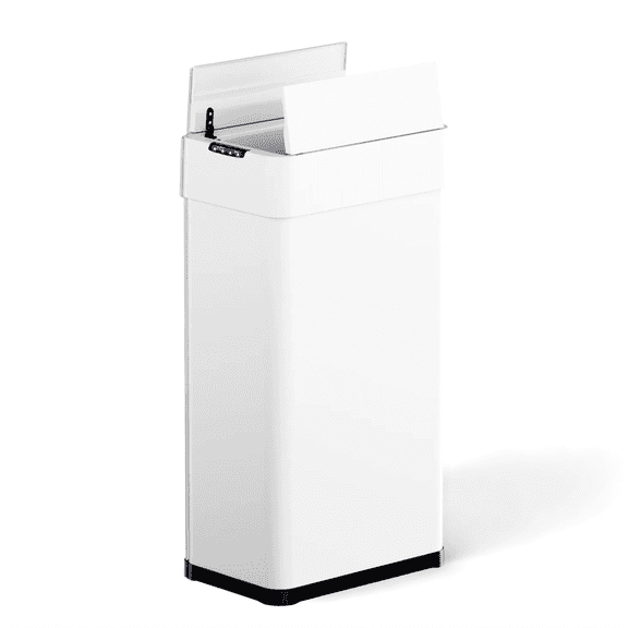 TLSUNNY 21.1 Gal Butterfly Lid Sensor Trash Can, Stainless Steel Automatic Bin for Kitchen/Bathroom