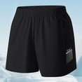 thumbnail image 5 of QIJIE Women's Bermuda Shorts Jersey Shorts with Deep Pockets 11" Long Shorts for Women Lounge Walking Athletic Black Black #51, 5 of 7