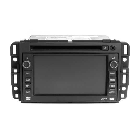 Restored 07-08 GMC Chevrolet Radio AM FM CD DVD Navigation Aux 25846421 Option Code UVB (Refurbished)