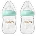 thumbnail image 1 of Biberones de Vidrio para Bebé Oberni 150 ml Libre de BPA Anti-Cólicos 2 Unidades, 1 of 9