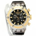 thumbnail image 1 of Invicta Men's 10077 Reserve Specialty Subaqua Black Textured Dial Gold Tone Bezel Leather Strap Chronograph Dive Watch, 1 of 4