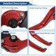 thumbnail image 4 of Palancas de freno y embrague cortas únicas para Honda Monkey 125 2019-2024, palanca de freno ajustable de aleación de aluminio rojo sólido, 1 par, 4 of 7