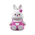 thumbnail image 2 of Hohaski Rabbits Patting Small Night Light Soft Silica Gel Material Bedroom Bedside Lamp Ambient Light Intelligent Timed Colorful Lights Sleep Light, 2 of 6