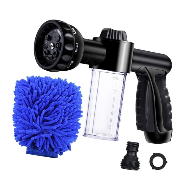 Rociador De Espuma De Automóvil Con Manguera De Agua A Alta Presión De 3,5 Oz/100cc Manguera De Agua De La Manguera De Jardín A Alta Presión Para Plantas De Riego, Césped,