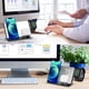 thumbnail image 3 of Estación de carga inalámbrica 4 en 1 con reloj digital, soporte de carga rápida compatible con Samsung, iPhone, AirPods y Apple Watch., 3 of 6