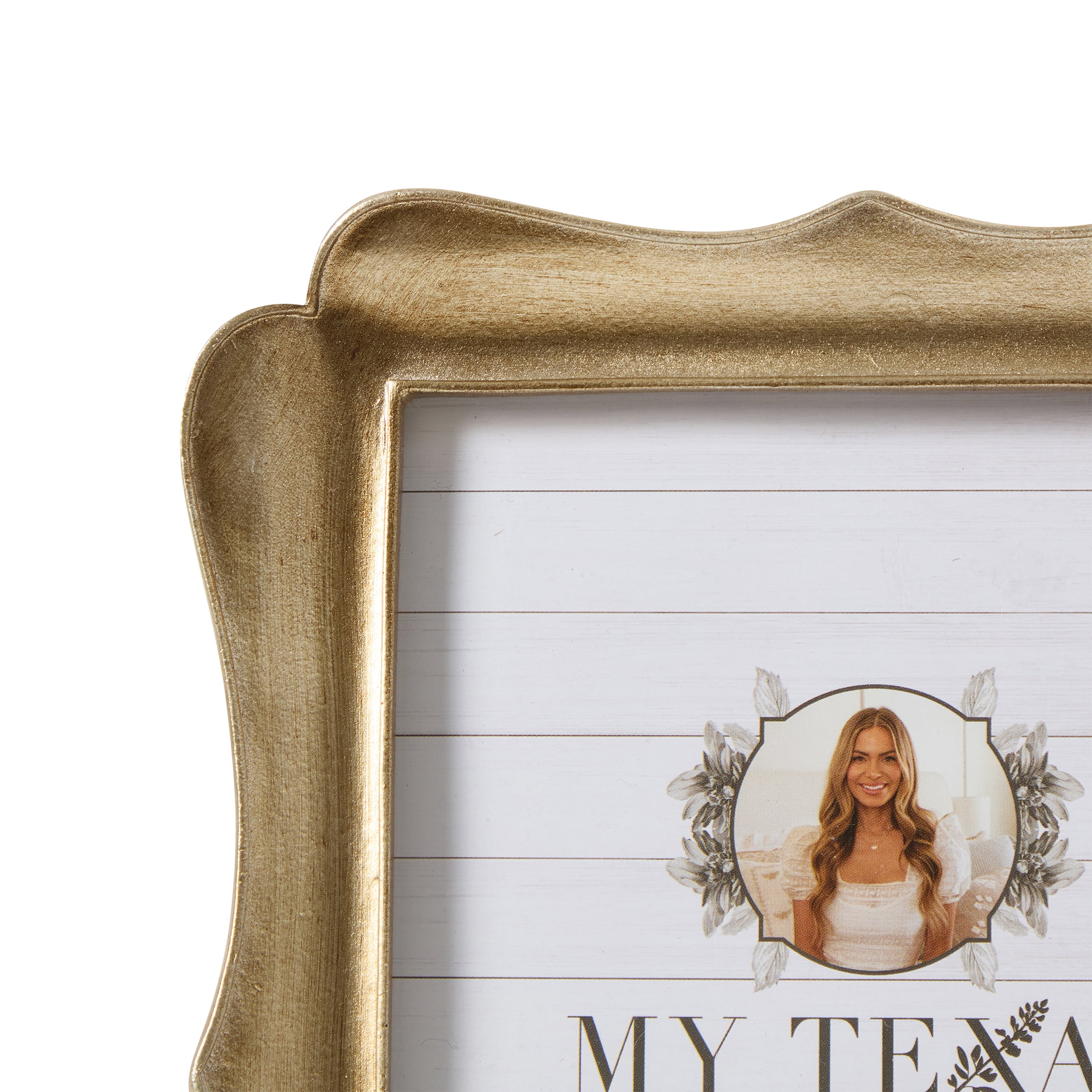 My Texas House 5" x 7" Brass Tabletop Picture Frame