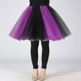 thumbnail image 2 of And Plaid Skirt Toddler Womens Button Pencil Skirt Pleated Tennis Dark Asymmetrical Ruffle Mini Womens Pleated Mini Women's Flowy Mesh Tutu For Casual Performance Play Black M, 2 of 6