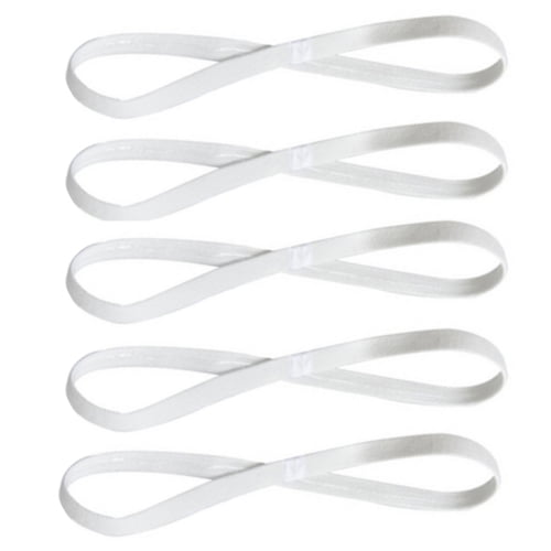 Lubelski 5Pcs Elastic Rope Candy Color Sports Yoga Headband Non-slip Hair Accessories
