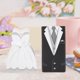 thumbnail image 5 of Cajas de dulces, vestido de novia y novio, bolsas de favores de boda, suministros para fiestas de regalo, 50 Uds., 5 of 8