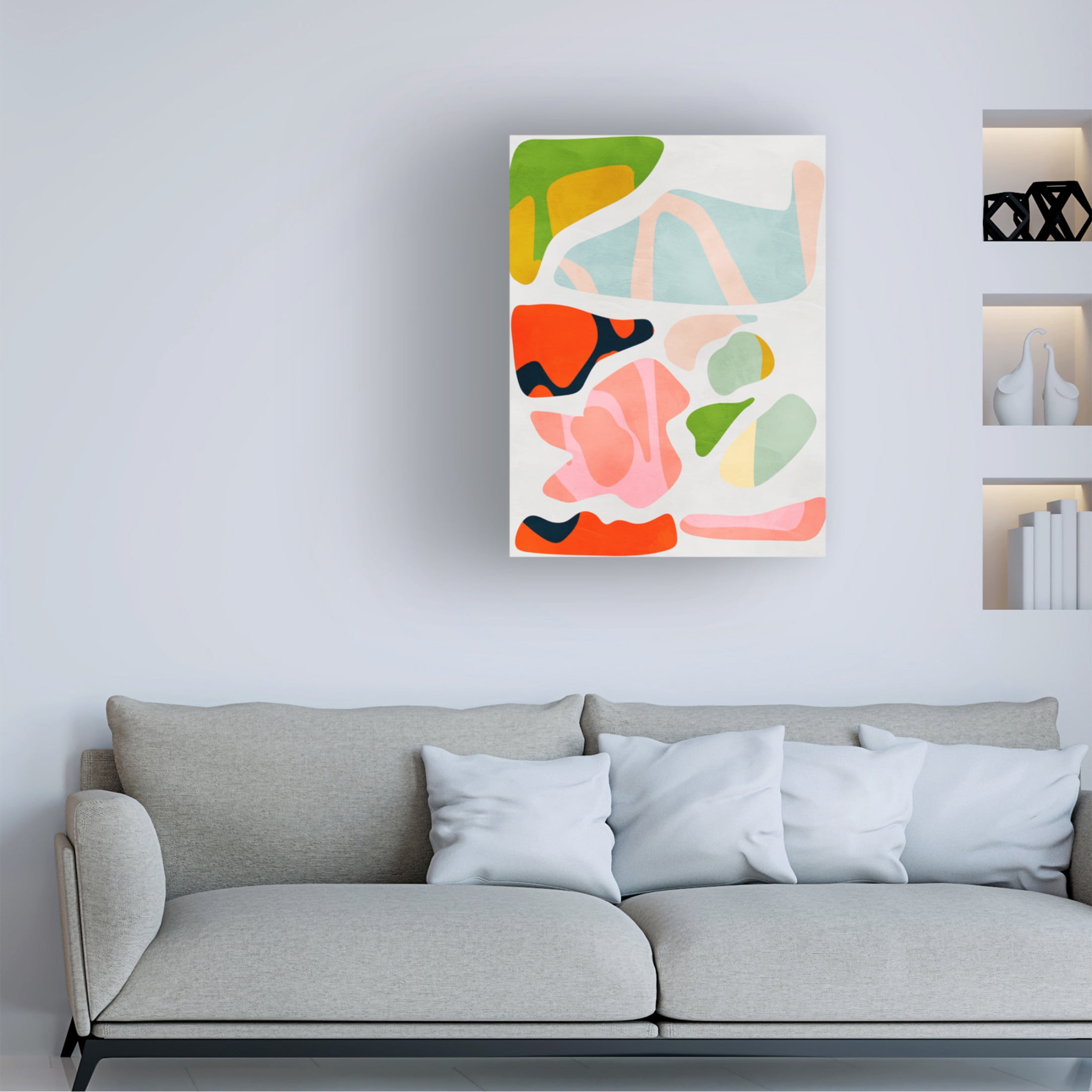 Trademark Fine Art Ana Rut Bre Minimal cut out Canvas Wall Art