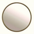 thumbnail image 5 of Pillfn Wall Mounted with Golden Metal Circular Framed Mirror Decorative Geometric Mirror,17.72 Inch, 5 of 5